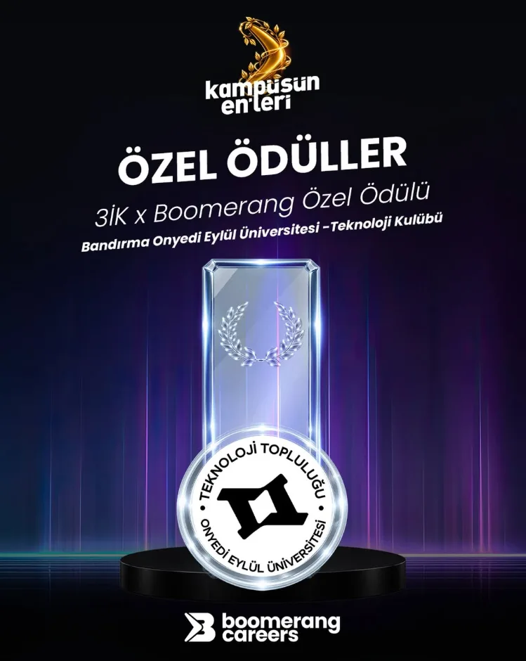 Özel Ödüller - 3İK x Boomerang Özel Ödülü